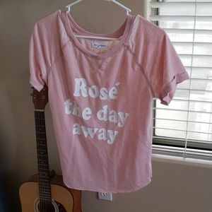 Pink lounge t shirt